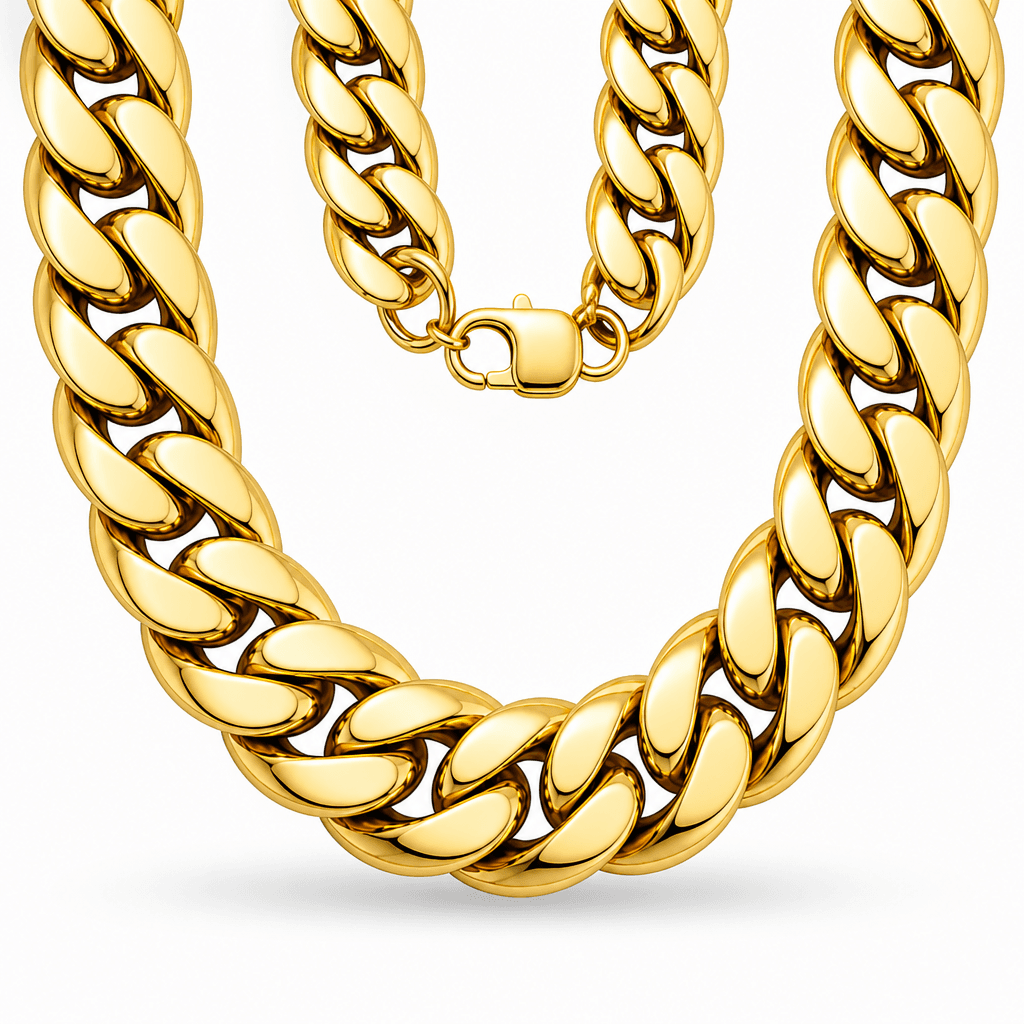 Chunky Cuban Chain in Gold