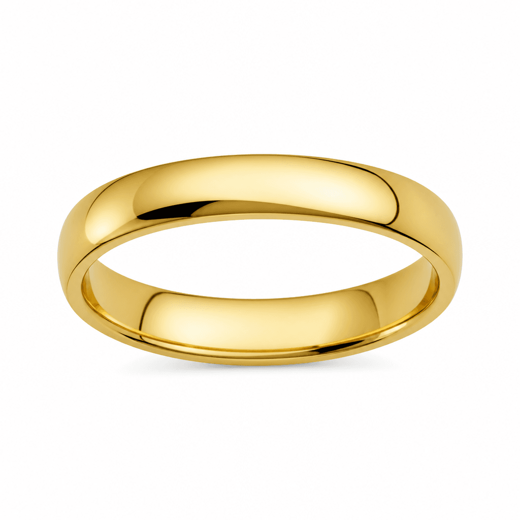 Simple Gold Band Ring in Gold