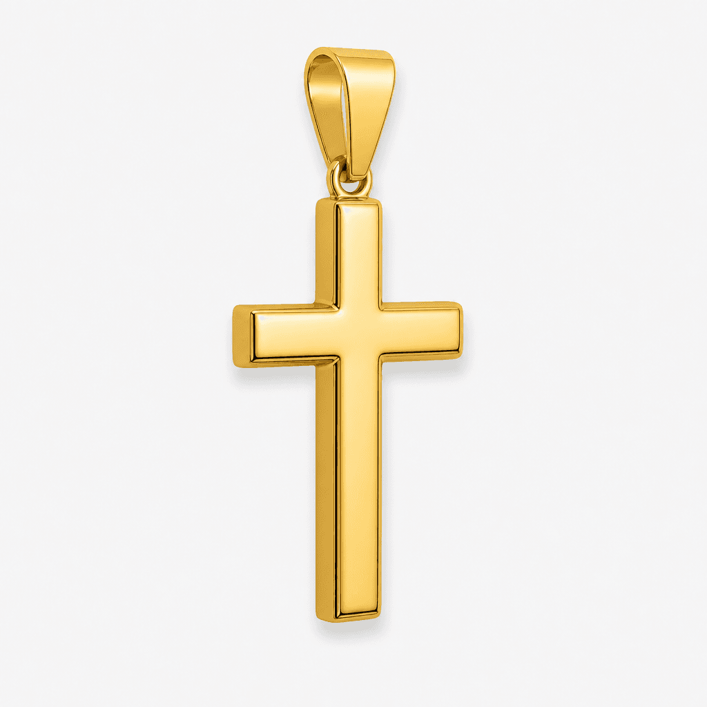 Slim Latin Cross Pendant