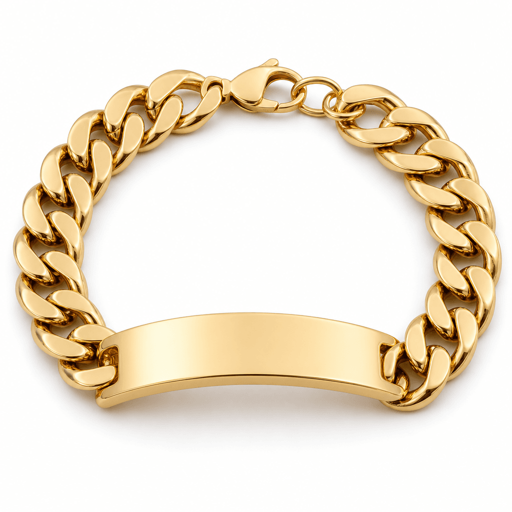 12mm Cuban ID Bracelet