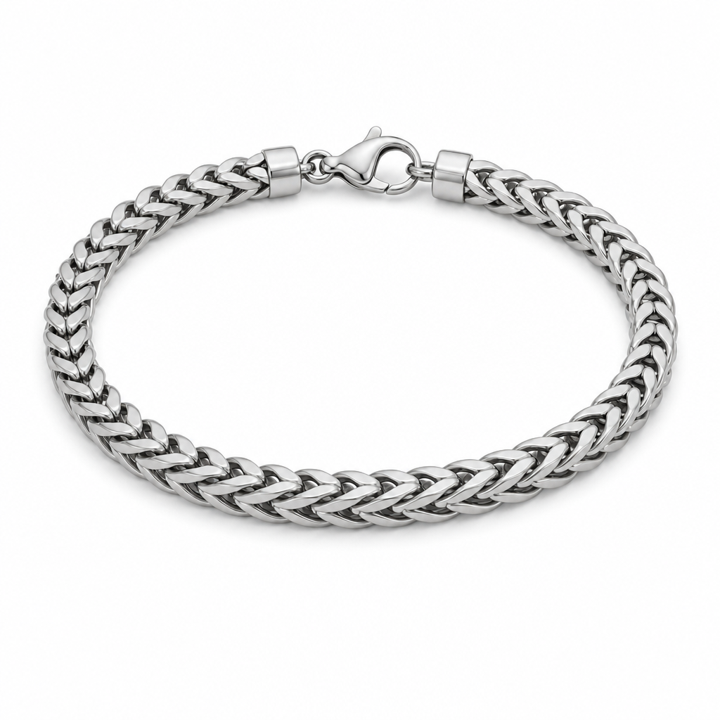 Franco Link Bracelet — silver 2mm